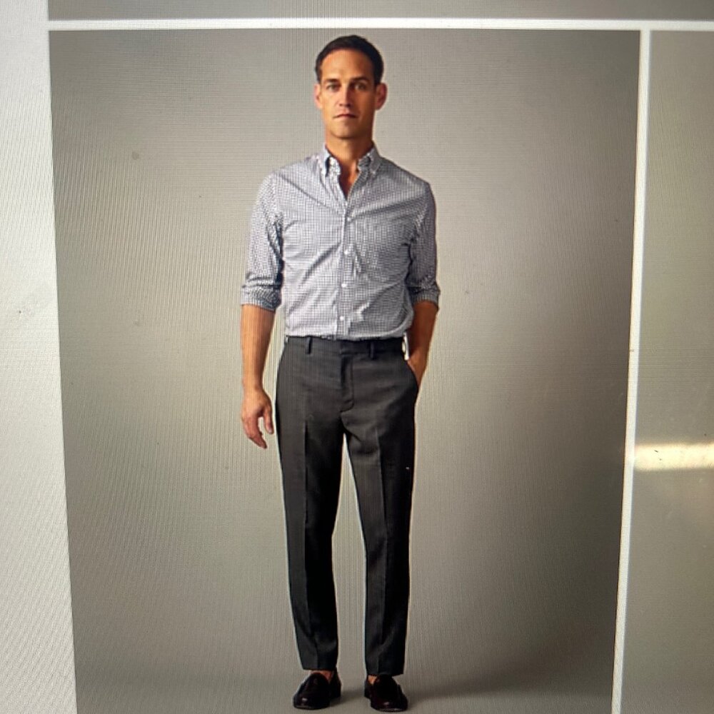 J. Crew Bowery Dress Pant in Wool Blend